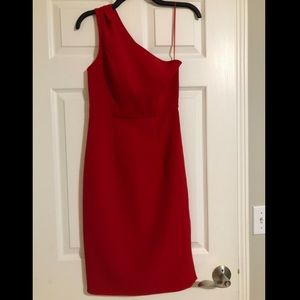 ✨Like new one shoulder midi dress✨